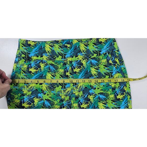 Soft Surroundings Stretch Pull-On Ankle Pants lime PM PETITE M zip pocket NWOT - Picture 9 of 12